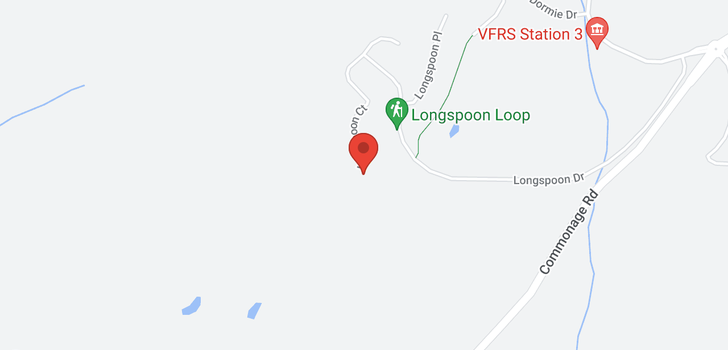 map of 595 Longspoon Court